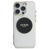 Guess IML Metal Colored Circle Classic Logo MagSafe - Etui do iPhone 16 Pro Max (czarny) (GUHMP16XHTDRCEDK)