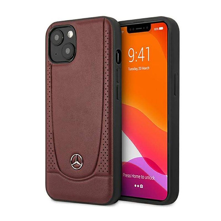 Mercedes Leather Urban Line - Etui iPhone 14 Plus (czerwony) (MEHCP14MARMRE)