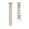 Hello Kitty Silicone Kitty Head - Pasek do Apple Watch 38/40/41 mm (beżowy) (HKAWMSCHBLE)