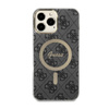 Guess 4G MagSafe - Etui iPhone 13 Pro Max (Czarny) (GUHMP13XH4STK)