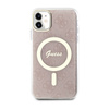 Guess 4G MagSafe - Etui iPhone 11 (Różowy) (GUHMN61H4STP)