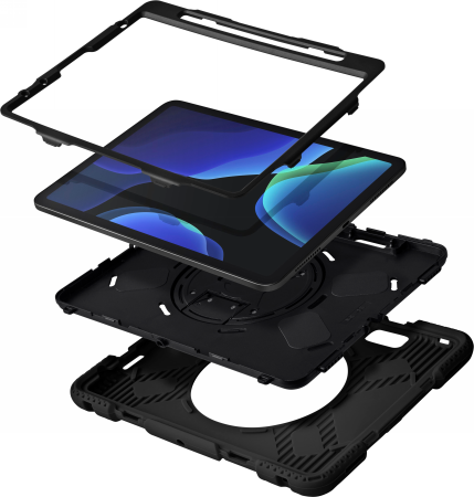 LAUT Shield Enduro Obudowa ochronna z uchwytem do Apple Pencil do iPad Pro 11" 1/2/3/4G, iPad Air 10.9" 4/5G - czarny (L_IPD20_SE_BK)