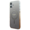 Guess IML Glitter Gradient MagSafe - Etui iPhone 16 (brązowy) (GUHMP16SHGRCELW)