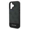Guess 4G Bottom Stripe - Etui iPhone 16 Plus (szary) (GUHCP16MG4GLGR)