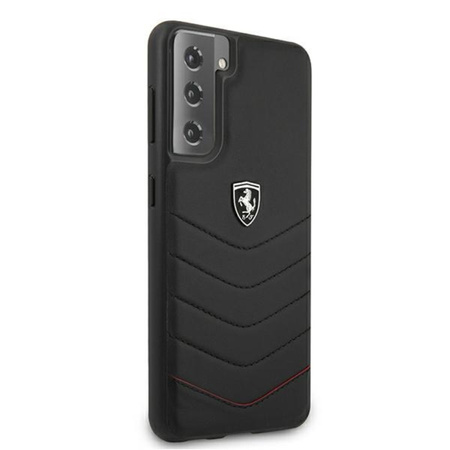 Ferrari Off Track Quilted - Etui Samsung Galaxy S21 (black) (FEHQUHCS21SBK)