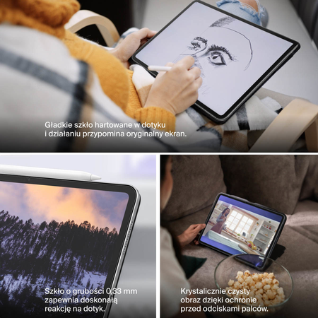 Belkin Szkło na iPad Pro 13'' (M4), TemperedGlass, z aplikatorem (OVI006HQ)
