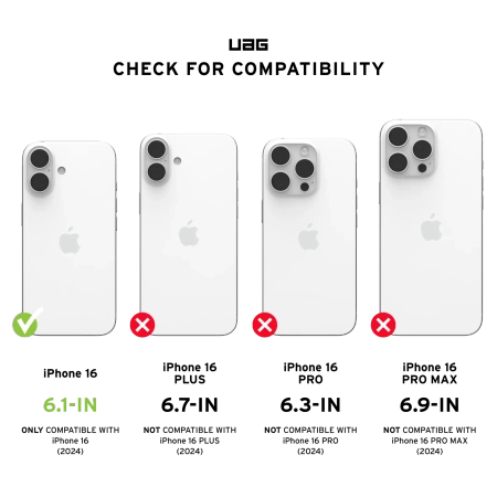 UAG Metropolis LT Magsafe - obudowa ochronna do iPhone 16 Plus kompatybilna z MagSafe - czarny (114451113940)