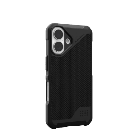 UAG Metropolis LT Magsafe - obudowa ochronna do iPhone 16 kompatybilna z MagSafe czarny kevlar  (114454113940)