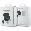 Guess Glossy Effect Printed Classic Logo & Charm - Słuchawki Bluetooth TWS + etui ładujące (czarny) (GUTWSXMCCLK)