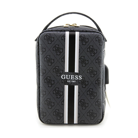 Guess 4G Printed Stripes Travel Universal Bag - Organizer na akcesoria (Czarny) (GUHBP4RPSK)