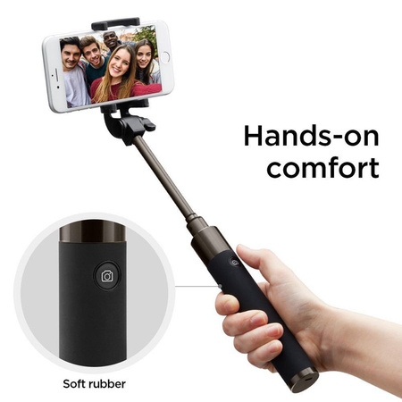 Spigen S530W - Uchwyt selfie stick (Czarny) (000SS21746)