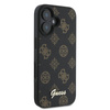 Guess Peony Script MagSafe - Etui iPhone 16 Plus (czarny) (GUHMP16MPGPYSK)