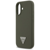 Guess Silicone Triangle Logo MagSafe - Etui iPhone 17 (khaki) (GUHMP17SSCTRLMA)