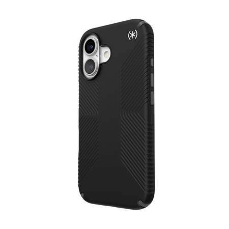 Speck Presidio2 Grip - Etui iPhone 16 (Black / Slate Grey / White) (150779-3205)