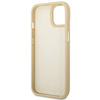 Guess Croco Collection – Etui iPhone 14 Plus (złoty) (GUHCP14MHGCRHD)