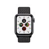 Crong Nylon Reflex - Pasek sportowy do Apple Watch 44/45/46/49 mm (czarny) (CRG-44RFB-BLK)