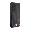 BMW Carbon Tricolor Line MagSafe - Etui Samsung Galaxy S24 (czarny) (BMHMS24S23PUDTK)