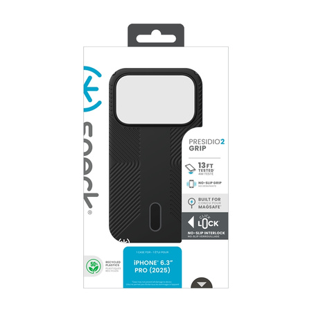Speck Presidio2 Grip ClickLock & MagSafe - Etui iPhone 17 Pro (Black / Slate Grey / White) (150977-D143)