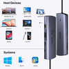 Unitek Hub 9w1 USB C Gigabit Ethernet HDMI VGA 3x USB A czytnik kart PD 100W (D1113A)
