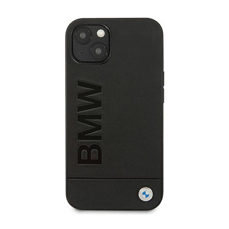 BMW Leather Hot Stamp – Etui iPhone 14 Plus (Czarny) (BMHCP14MSLLBK)