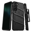 ZIZO BOLT Series - Pancerne etui Samsung Galaxy S22+ ze szkłem 9H na ekran + uchwyt z podstawką (czarny) (BOLT-SAMGS22PL-BKBK)