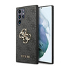 Guess 4G Big Metal Logo - Etui Samsung Galaxy S23 Ultra (szary) (GUHCS23L4GMGGR)