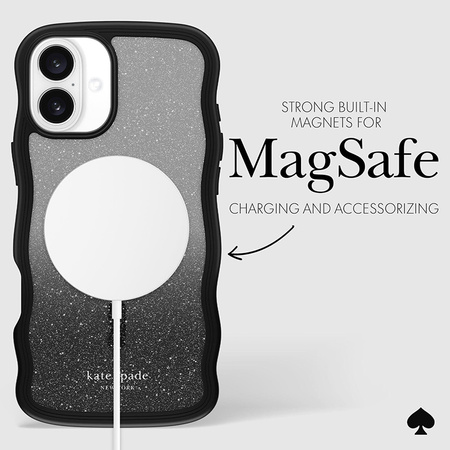 Kate Spade New York Wavy MagSafe - Etui iPhone 16 Plus (Nightfall) (KS054394)
