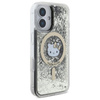 Hello Kitty Liquid Glitter Fever MagSafe - Etui iPhone 16 (czarny / złoty) (HKHMP16SLGDIK)