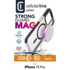 Cellularline Tetra Force Strong Guard Mag - Etui iPhone 15 Pro MagSafe z powłoką MICROBAN (przezroczysty) (TETRACMAGIPH15PROT)