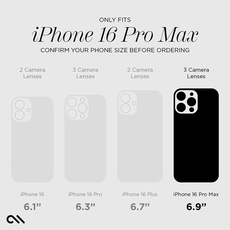 Case-Mate Waterfall MagSafe - Etui iPhone 16 Pro Max (Silver) (CM054612)