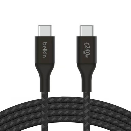 Belkin Kabel BOOST CHARGE USBC-C 240W 1m czarny (CAB015BT1MBK)
