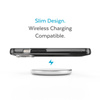 Speck Presidio Perfect-Clear with Impact Geometry - Etui iPhone 15 Plus / 14 Plus z powłoką MICROBAN (Clear / Black) (150124-5905)
