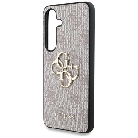 Guess Big 4G Logo Classic Logo - Etui do Samsung Galaxy S25 (różowy) (GUHCS25S4GMGPI)