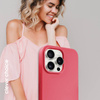 Crong Color Cover Magnetic - Etui iPhone 15 Pro MagSafe (różowy) (CRGCOLRMIP1561PDPNK)