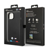 BMW Leather Hot Stamp Tricolor – Etui iPhone 14 Plus (Czarny) (BMHCP14M22PTDK)