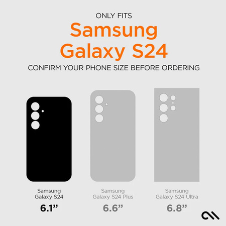 Case-Mate Ultra Tough Clear D3O - Etui Samsung Galaxy S24 (Przezroczysty) (CM053426)