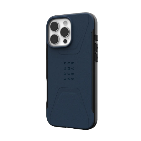 UAG Civilian Magsafe - obudowa ochronna do iPhone 16 Pro kompatybilna z MagSafe - granatowy (114444115555)
