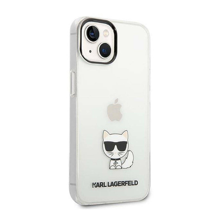Karl Lagerfeld Choupette Body - Etui iPhone 14 Plus (przezroczysty) (KLHCP14MCTTR)