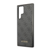 Guess 4G Metal Logo - Etui Samsung Galaxy S23 Ultra (szary) (GUHCS23LG4GFGR)