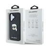 Karl Lagerfeld Monogram Karl Head Pin - Etui iPhone 16 (czarny) (KLHCP16SPGKLKIPK)
