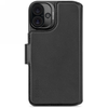 Decoded Leather Detachable Wallet - skórzana obudowa ochronna do iPhone 16 Plus kompatybilna z MagSafe (black) (D25IPO16PLDW5BK)