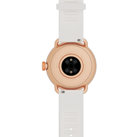 Withings Scanwatch 2 - zegarek z funkcją EKG, pomiarem pulsu i SPO2 oraz mierzeniem aktywności fizycznej i snu (38mm, rose gold) (HWA10-model 3-All-Int)