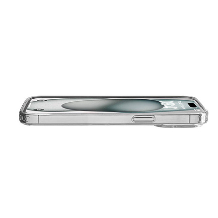 Cellularline Clear Strong - Etui iPhone 15 z ochroną antybakteryjną (przezroczysty) (CLEARDUOIPH15T)