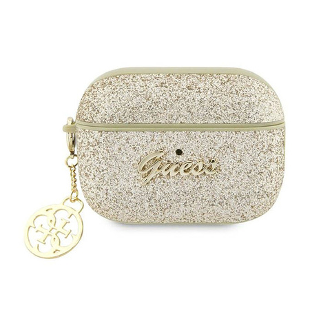 Guess 4G Glitter Flake - Etui AirPods Pro 2 (złoty) (GUAP2GLGSHD)