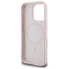 Karl Lagerfeld Silicone Double Heads Print MagSafe - Etui iPhone 16 Pro Max (różowy) (KLHMP16XSKCHPPLP)
