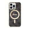 Guess 4G MagSafe - Etui iPhone 13 Pro (Czarny) (GUHMP13LH4STK)
