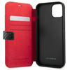 Ferrari Booktype On Track Carbon Stripe - Etui iPhone 13 mini (czarny) (FESAXFLBKP13SBK)
