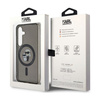 Karl Lagerfeld IML Karl & Choupette Glitter MagSafe - Etui Samsung Galaxy S24 (czarny) (KLHMS24SHGKCNOK)