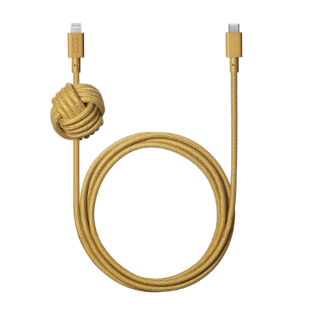 Native Union Night Cable - kabel USB-C - lightning, 3 m (kraft) (NCABLE-CL-KFT-NP)