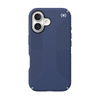 Speck Presidio2 Grip - Etui iPhone 16 (Coastal Blue / Dust Grey / White) (150779-3206)